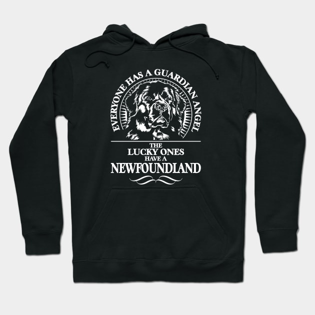 Newfoundland Guardian Angel dog sayings Hoodie by wilsigns